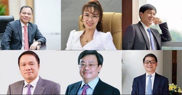 Việt Nam vẫn có 6 tỷ phú USD, ông Phạm Nhật Vượng dẫn đầu