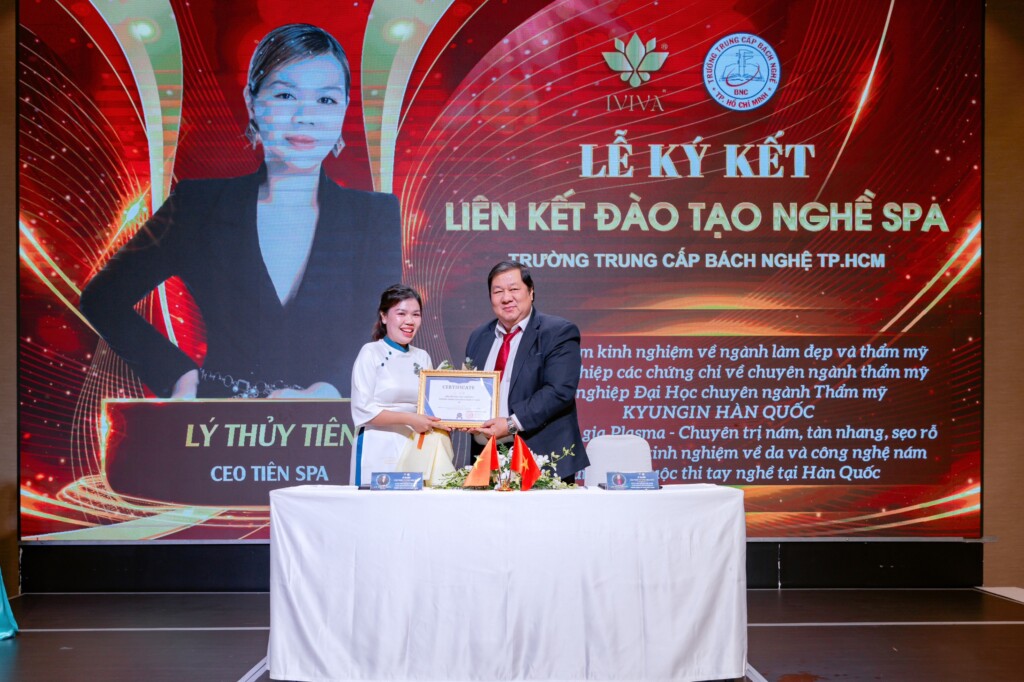 ceo ly thuy tien va buoc tien moi trong nganh lam dep voi le ky ket iviva 1