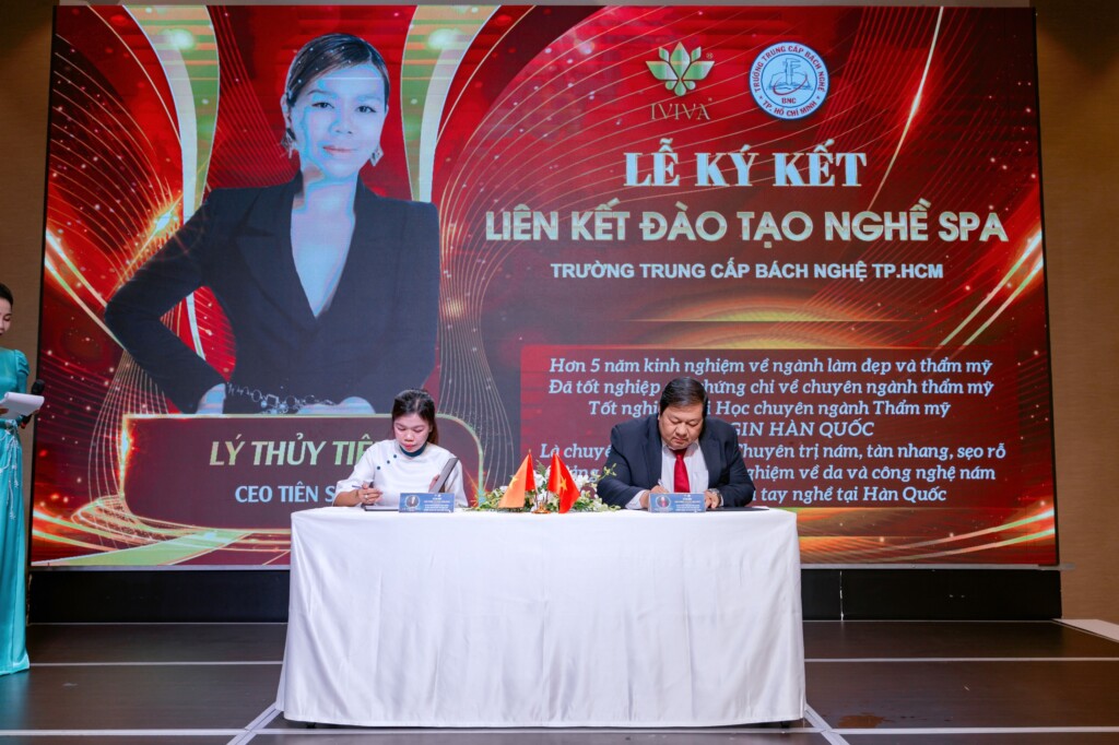 ceo ly thuy tien va buoc tien moi trong nganh lam dep voi le ky ket iviva 2