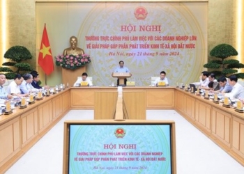 Thủ tướng chủ trì cuộc họp với loạt doanh nghiệp tư nhân lớn VinGroup, Hòa Phát, Masan, Thaco, SunGroup… về giải pháp góp phần phát triển kinh tế, xã hội đất nước