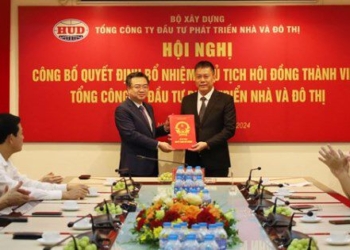 Tổng Công ty Đầu tư Phát triển Nhà và Đô thị có tân Chủ tịch HĐTV