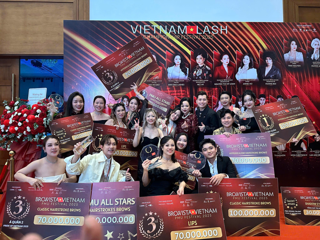 nguyen kieu anh toa sang tai browista vietnam lash championship 2025 voi danh hieu giai tai nang classic hairstroke 5